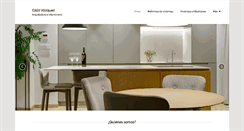 Desktop Screenshot of calizvazquezarquitectos.com